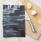 Linge De Cuisine Protégé par le soleil de mi-matinée (Quart Plié)