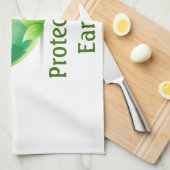 Linge De Cuisine Protéger La Terre (Quart Plié)
