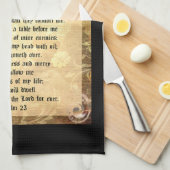 Linge De Cuisine Psaume 23 avec agneau (Quart Plié)