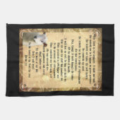 Linge De Cuisine Psaume 23 avec agneau (Horizontal)