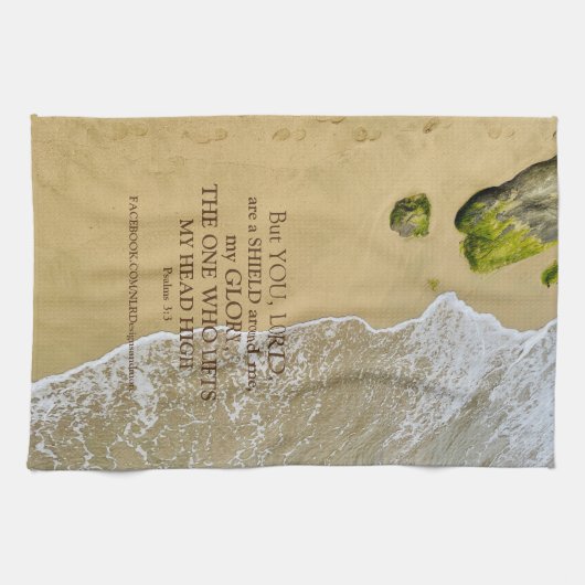 Linge De Cuisine Psaumes 3:3 Mon Bouclier (Horizontal)