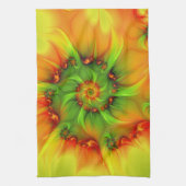 Linge De Cuisine Psychedelic Colorful Modern Abstract Fractal Art (Vertical)