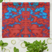 Linge De Cuisine Psychédélic kaleidoscope (Plié)