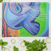 Linge De Cuisine Psychedelic Sea Lion (Plié)