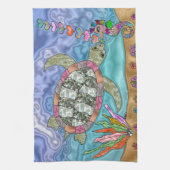 Linge De Cuisine Psychédélic Sea Turtle Seahorse (Vertical)