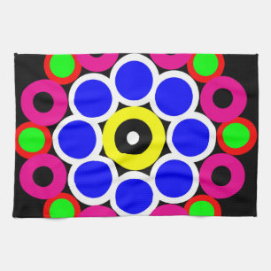 Linge De Cuisine Psychédélique moderne Perse Motif de tapis