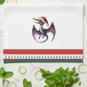 Linge De Cuisine Pterodactyle de Noël (Plié)
