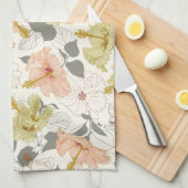 Linge De Cuisine Pua Hibiscus, Māla Lani (Quart Plié)