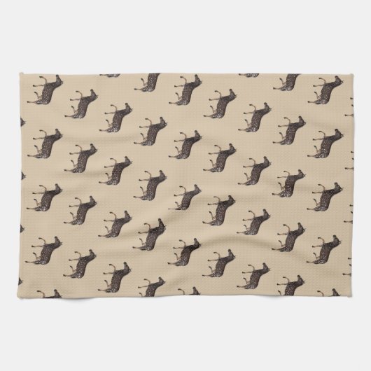 Linge De Cuisine Pub anglais Polka Dot Zebra (Horizontal)