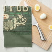 Linge De Cuisine Pub irlandais Jour de la Saint Patrick personnalis (Quart Plié)