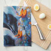 Linge De Cuisine Puffins (Quart Plié)