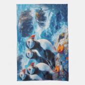 Linge De Cuisine Puffins (Vertical)