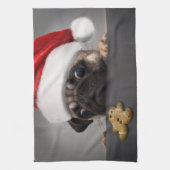 Linge De Cuisine Pug de Christmas (Vertical)