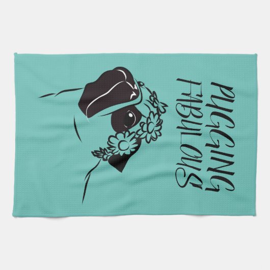 Linge De Cuisine Pugging fabuleux (Horizontal)