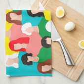 Linge De Cuisine Puissance des filles (Quart Plié)