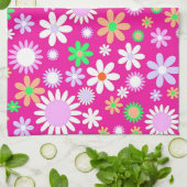 Linge De Cuisine Puissance rose (Plié)