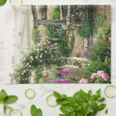 Linge De Cuisine Puits de jardin de cottage (Plié)