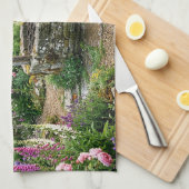 Linge De Cuisine Puits de jardin de cottage (Quart Plié)