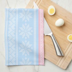 Linge De Cuisine Pull de Noël tricoté d'hiver Cadeau de vacances 