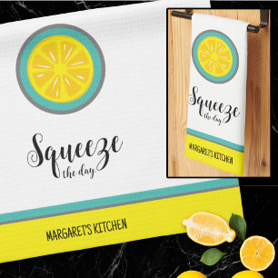 Linge De Cuisine Pun de fruits Turquoises au citron de jour