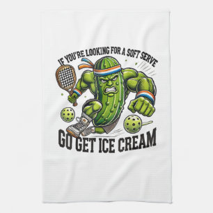 Linge De Cuisine Pun drôle pour amateur de Pickleball avec un pickl