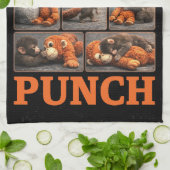 Linge De Cuisine Punch Bébé Singe (Plié)