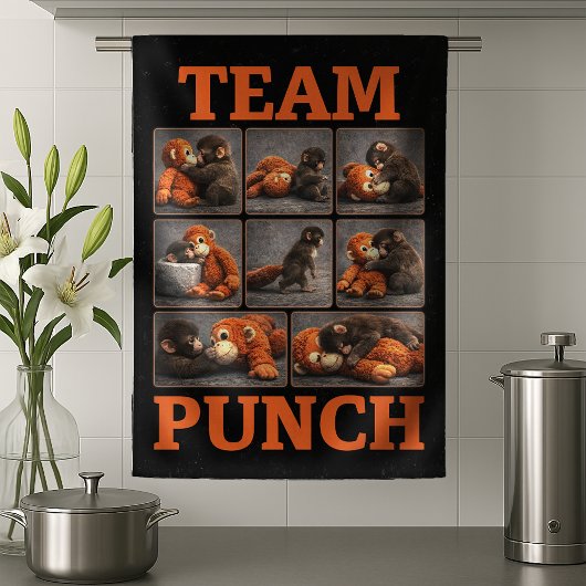 Linge De Cuisine Punch Bébé Singe