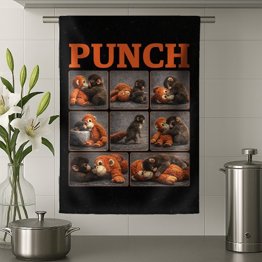 Linge De Cuisine Punch Bébé Singe