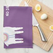 Linge De Cuisine Purple Cette Llama Ne Veut Pas De Drame (Quart Plié)