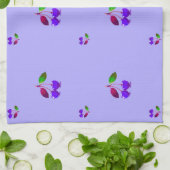 Linge De Cuisine Purple Cherry Pop Art (Plié)