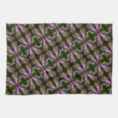 Linge De Cuisine Purple Clematis Fleurs Motif Abstrait (Horizontal)