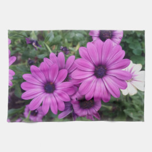 Linge De Cuisine Purple daisies