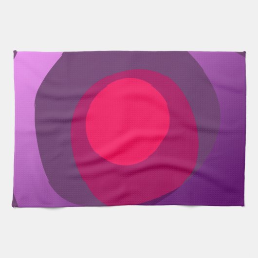 Linge De Cuisine Purple Et Rose 6078 (Horizontal)