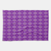 LINGE DE CUISINE PURPLE MARDI GRAS DIAMOND MOTIFS (Horizontal)