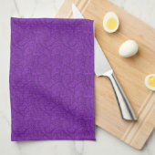 Linge De Cuisine Purple Paisley (Quart Plié)