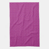 Linge De Cuisine Purple Polka Dot Pattern (Vertical)