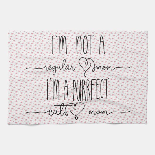 Linge De Cuisine Purrfect Chat Maman (Horizontal)