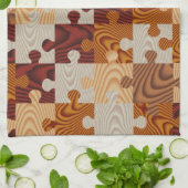 Linge De Cuisine Puzzle de bois Faux (Plié)