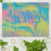 Linge De Cuisine PYTHON - moderne fractale décorative - (Plié)