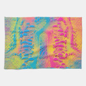 Linge De Cuisine PYTHON - moderne fractale décorative - (Horizontal)