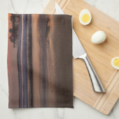 Linge De Cuisine Quai Huntington Beach Pier au coucher du soleil (Quart Plié)