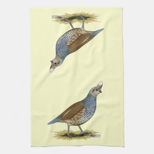 Linge De Cuisine Quail à échelle (Vertical)