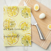 Linge De Cuisine Quand la vie vous donne des citrons (Quart Plié)
