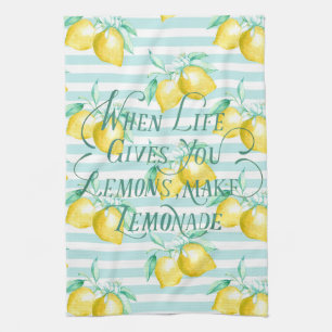 Linge De Cuisine Quand la vie vous donne des citrons   Citation mot