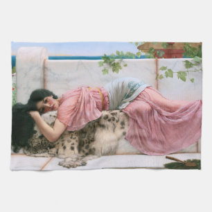 Linge De Cuisine Quand le coeur est jeune par John William Godward