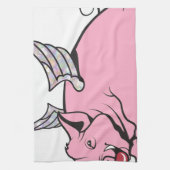 Linge De Cuisine quand les porcs volent (Vertical)