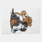 Linge De Cuisine Quatre Cavalier King Charles Spaniels (Horizontal)