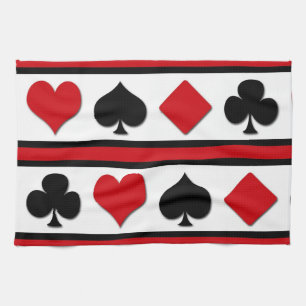 Linge De Cuisine Quatre costumes de carte