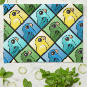 Linge De Cuisine Quatre couleur Linnies (Plié)