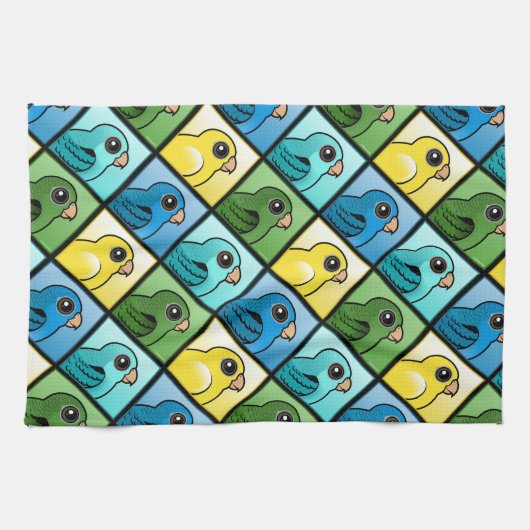 Linge De Cuisine Quatre couleur Linnies (Horizontal)